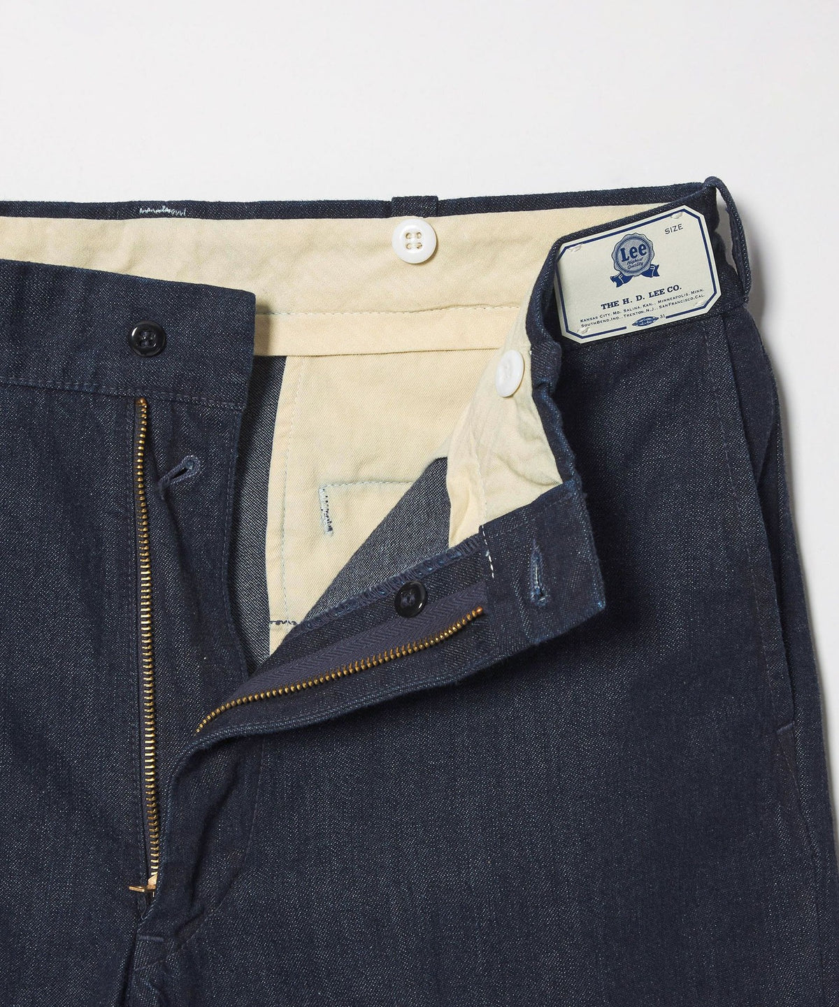 ＜Lee x Scye for UNITED ARROWS＞CHETOPA WORK TROUSERS/ワンウォッシュ デニム トラウザーズ