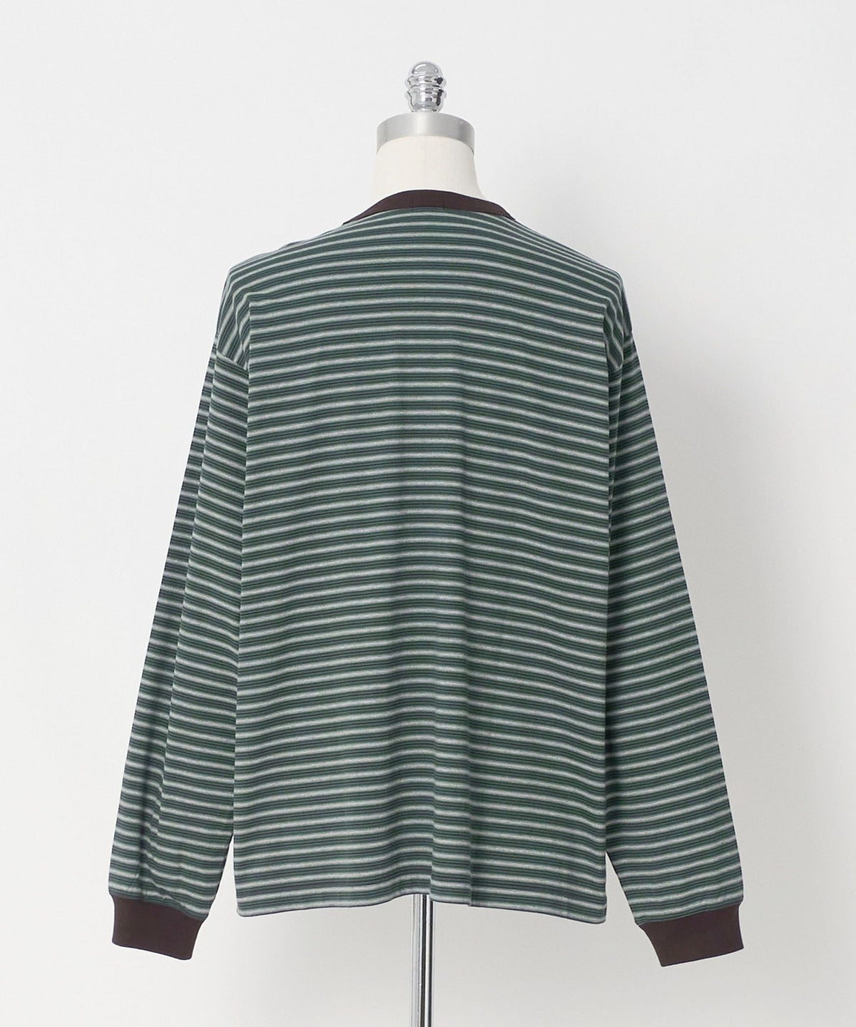 <LOEFF> Suvin Cotton Striped Long-Sleeve T-Shirt UNISEX