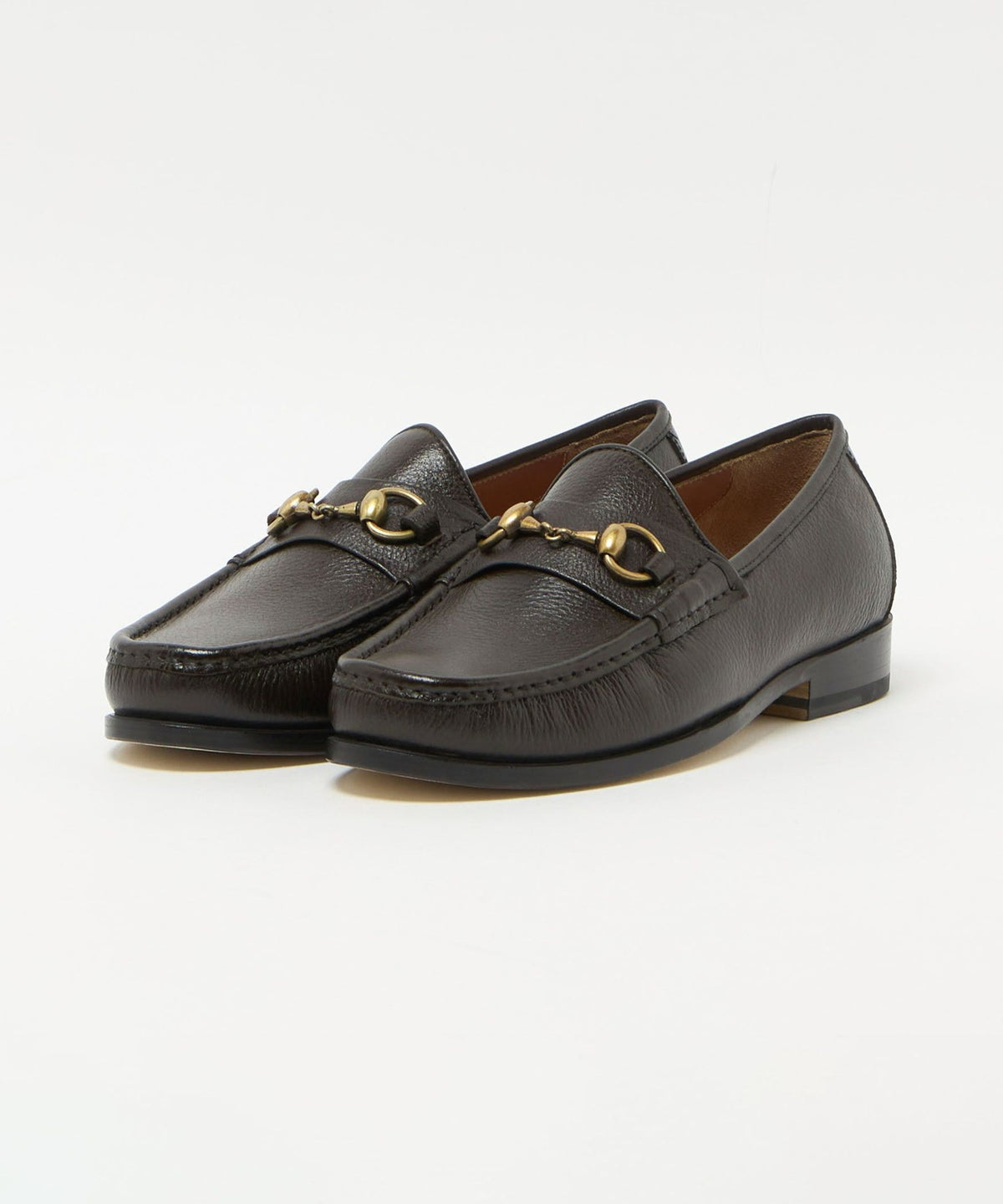 Mocassins à mors en cuir grainé <POLPETTA> (Édition spéciale)