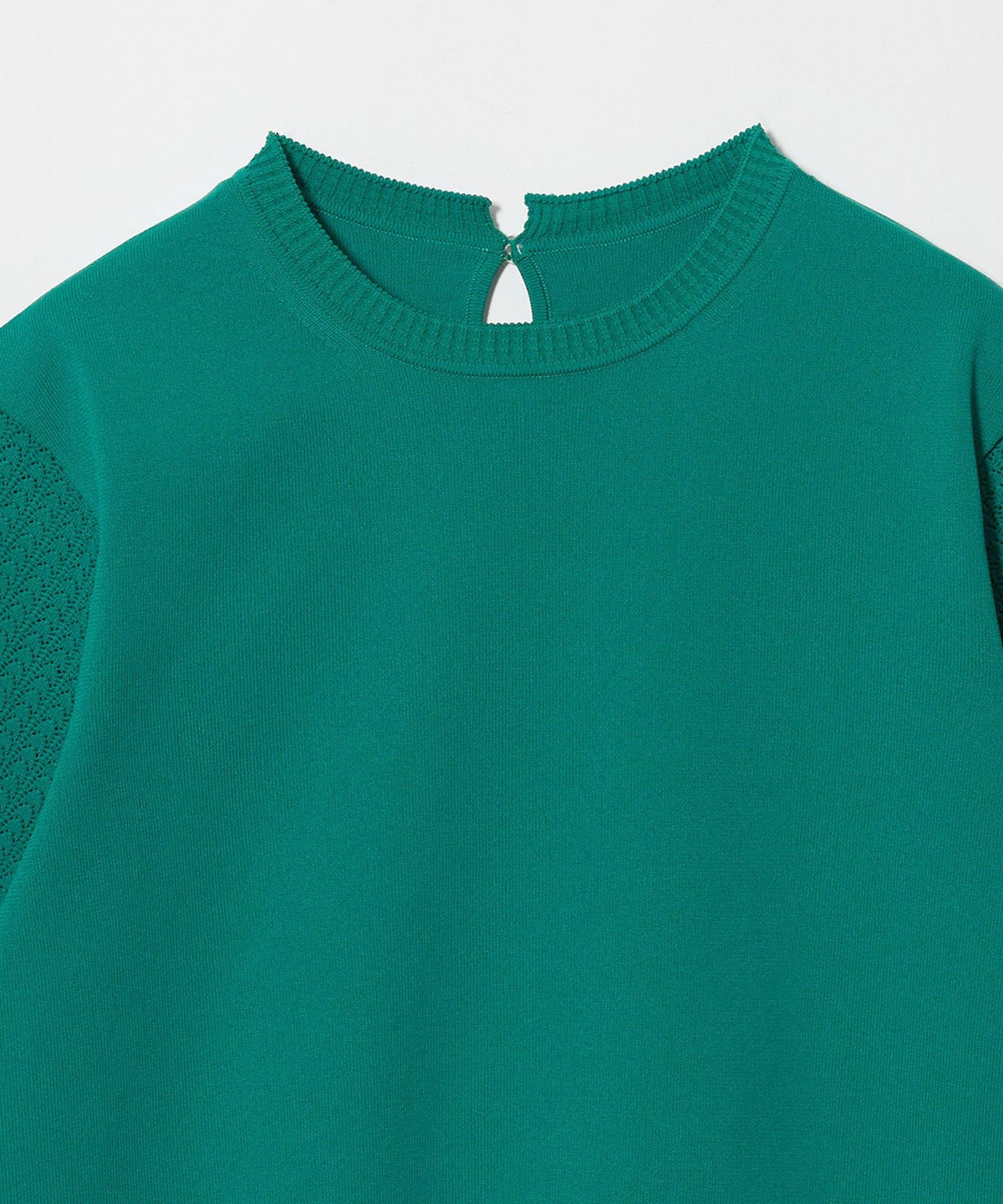 Kurzarm-Pullover aus Strick