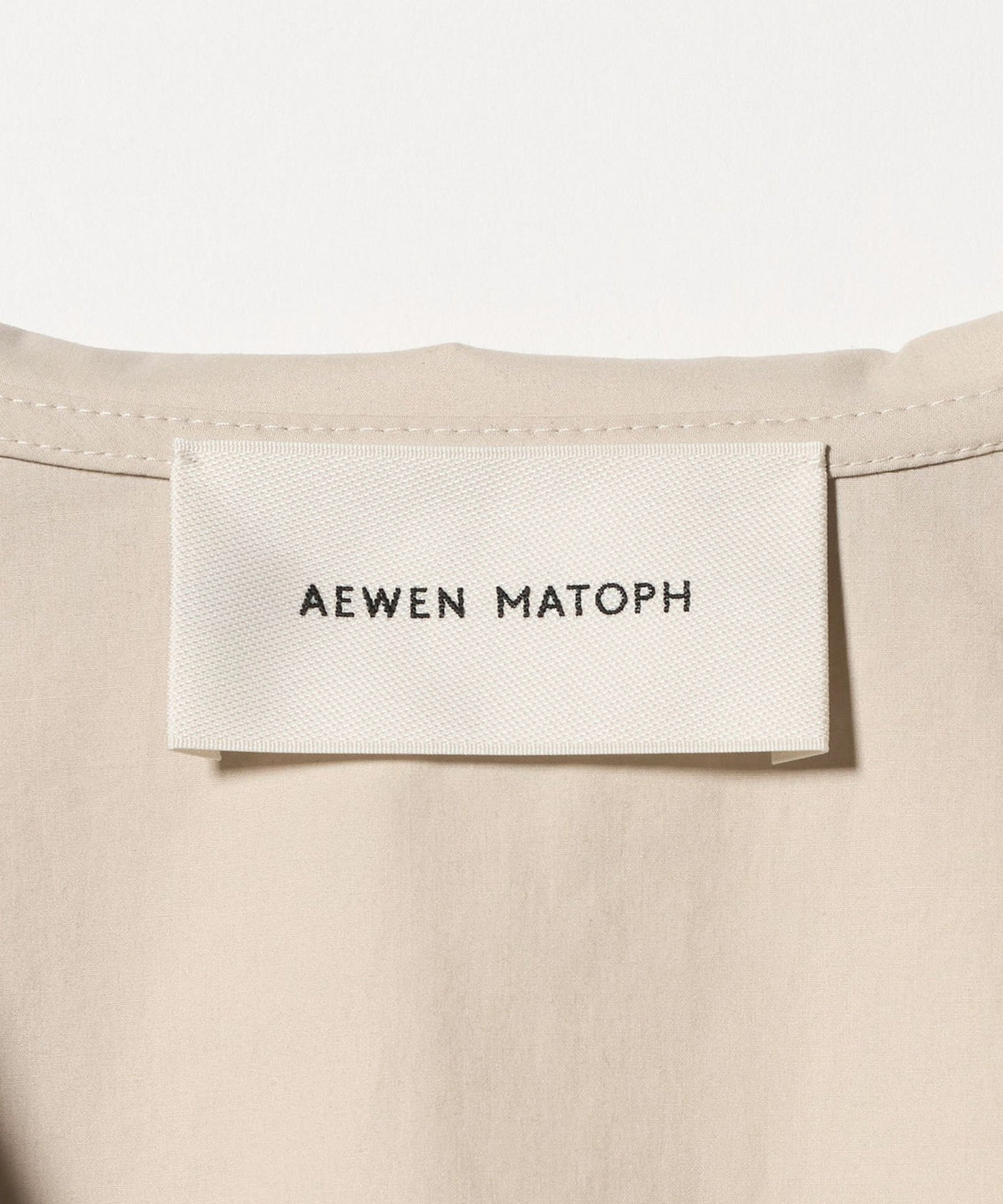 ＜AEWEN MATOPH＞사이드 코드 블라우스 - 워셔블 -
