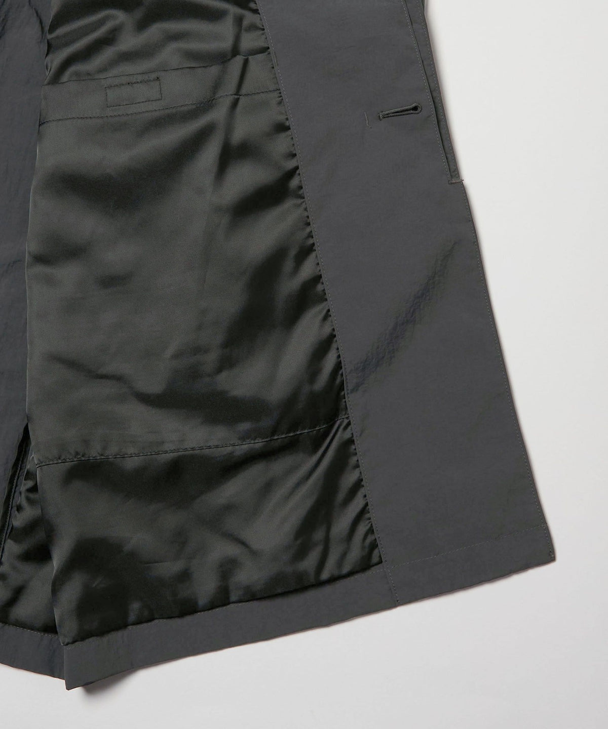 PERTEX Nylon Water-Repellent Balmacaan Coat