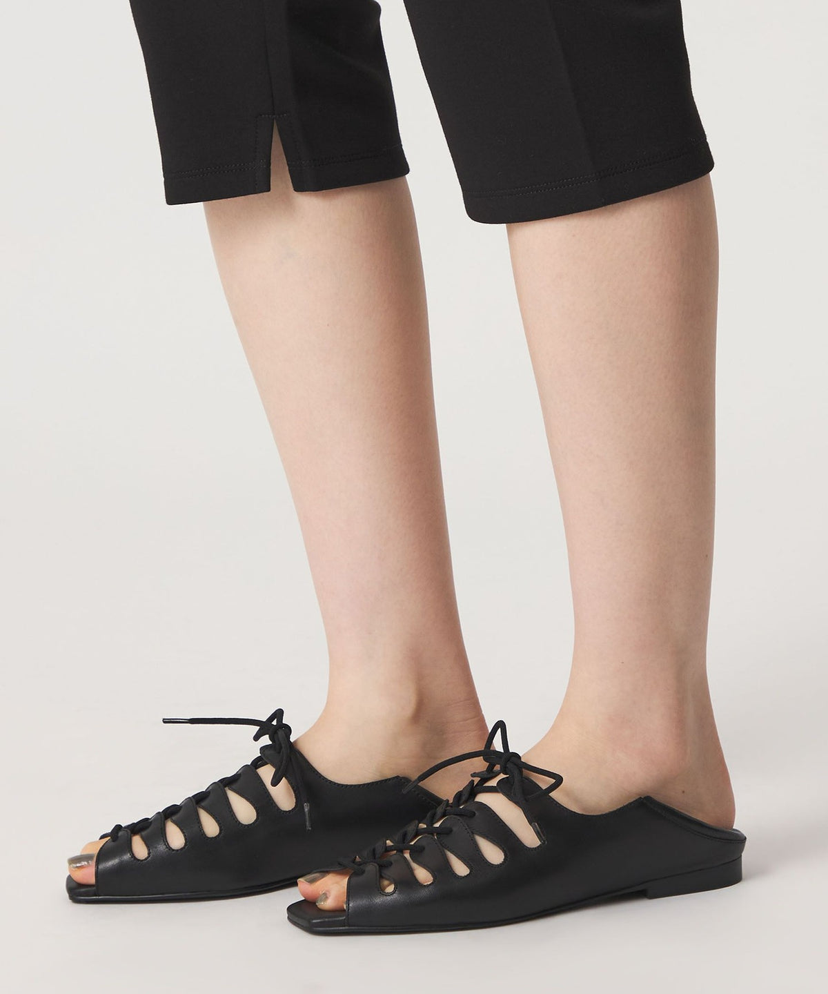 Ghillie Open-Toe Flats