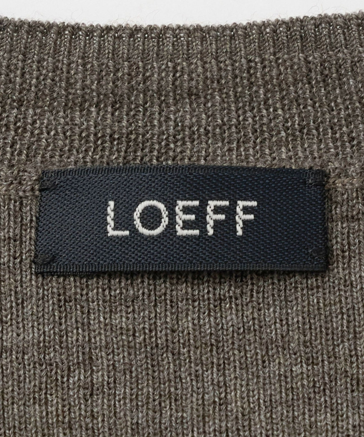 <LOEFF>18针 罗纹 圆领 针织衫