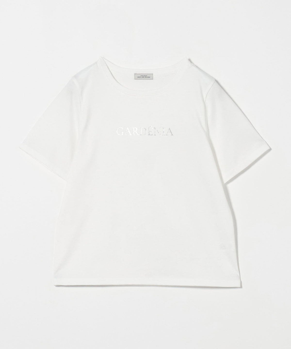 Camiseta de punto de manga corta con logo