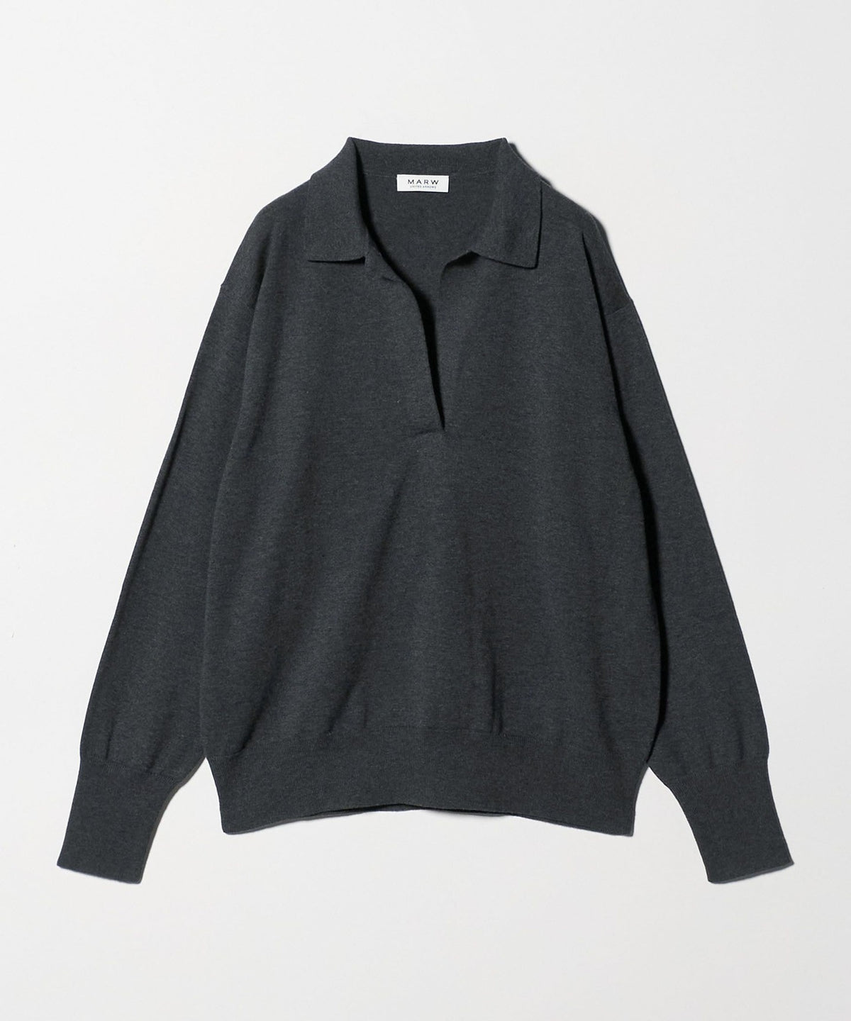＜MARW UNITED ARROWS＞スキッパー ロングスリーブ ニット