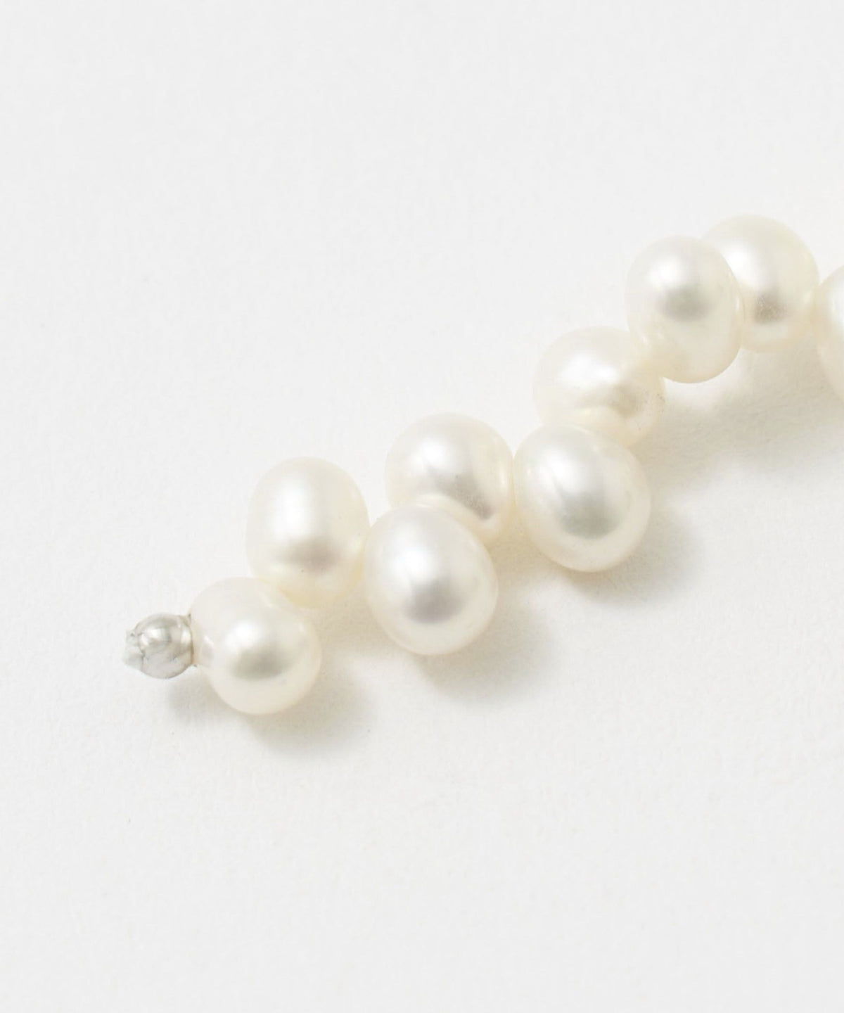 <PREEK> BAROQUE PEARL TWIN UNEVEN LONG EARRINGS