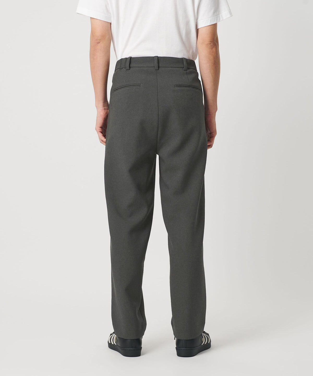 Melange Double Cloth 1 Pleat Adjust पँट NO.7