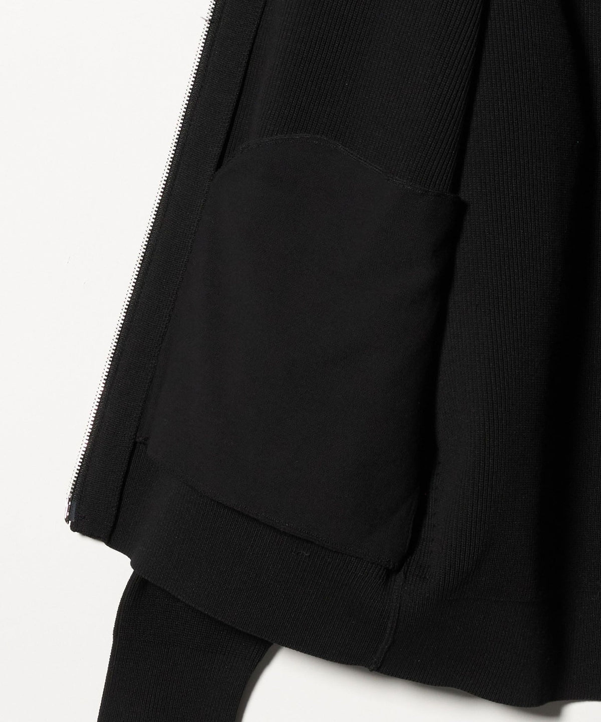 Baumwoll-Polyester-Rippenstrick Drivers-Strickjacke