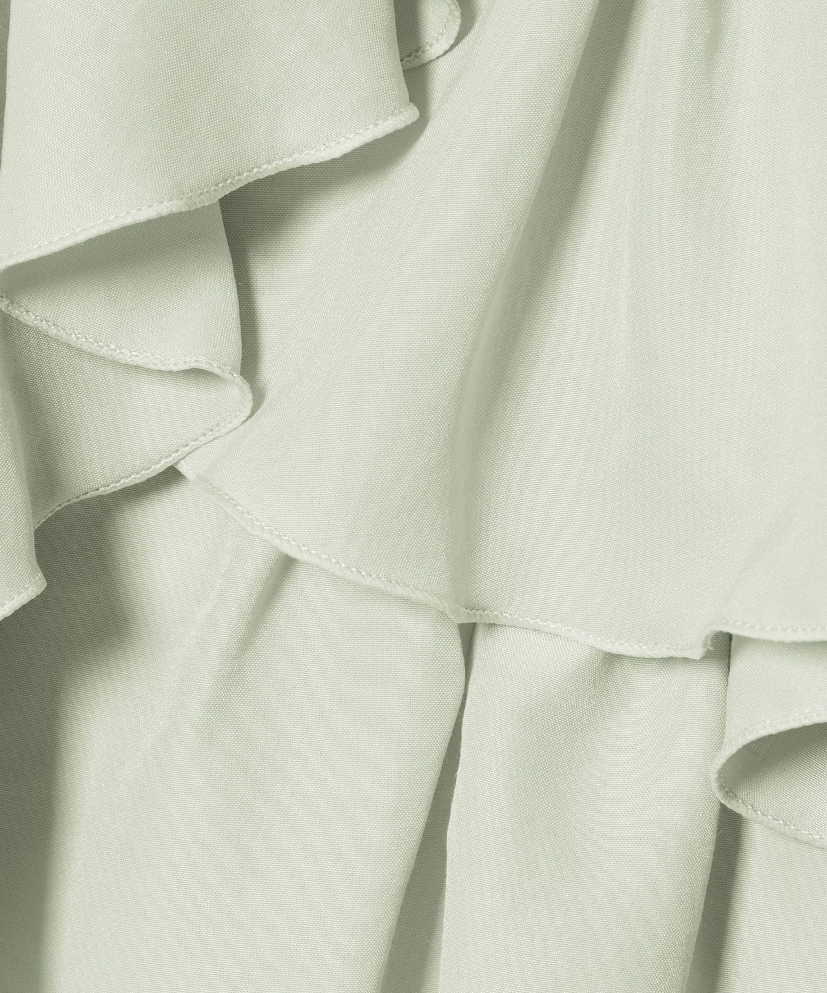 <EMMEL REFINES> EM Fibril Satin Frill Blouse