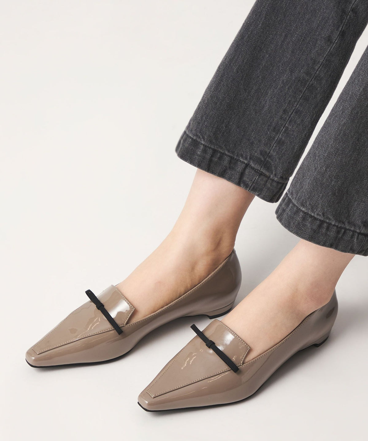 <SY> Sharp Ribbon Opera Flats 15↑