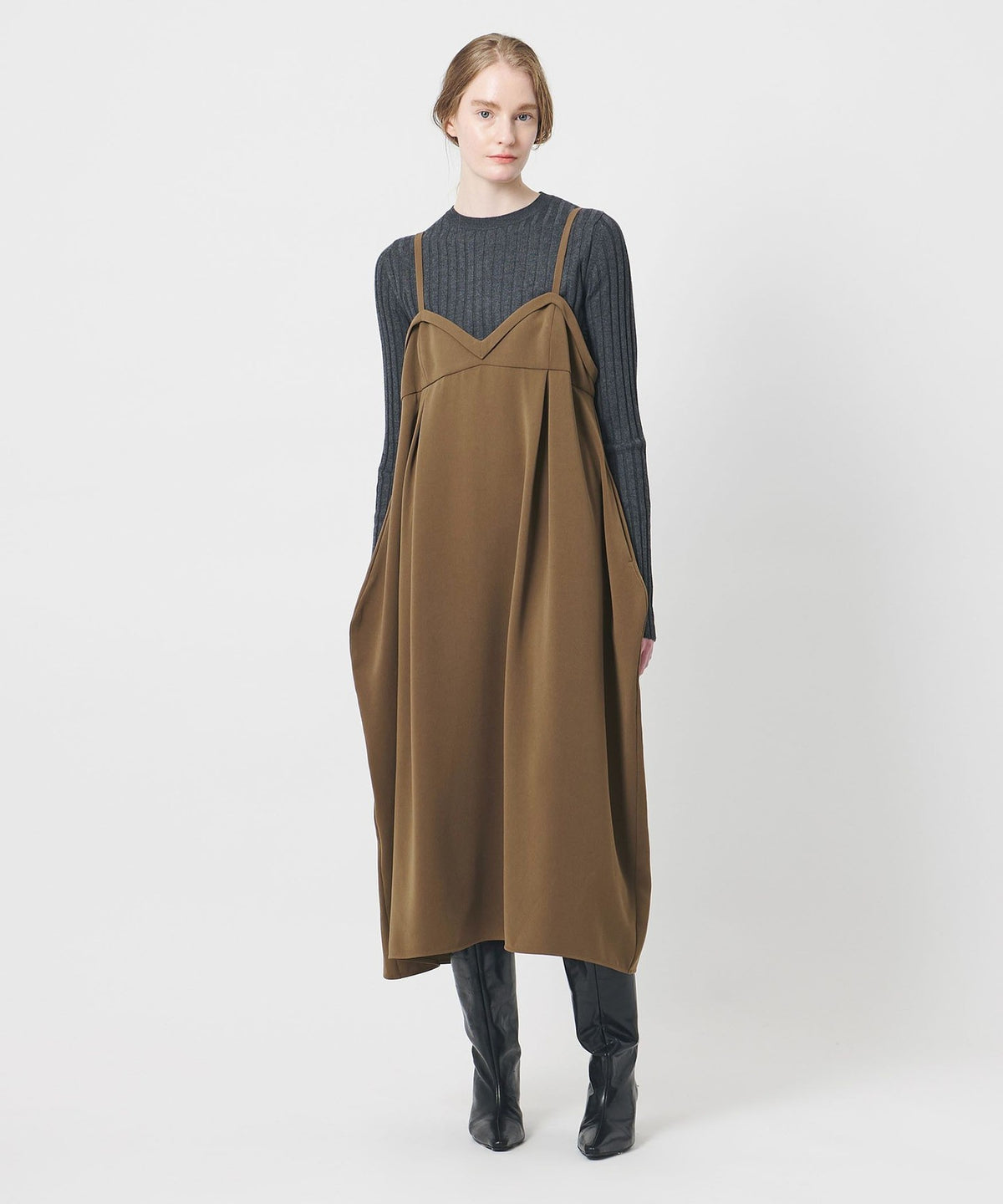 <AEWEN MATOPH> Cocoon Camisole Dress - Washable -