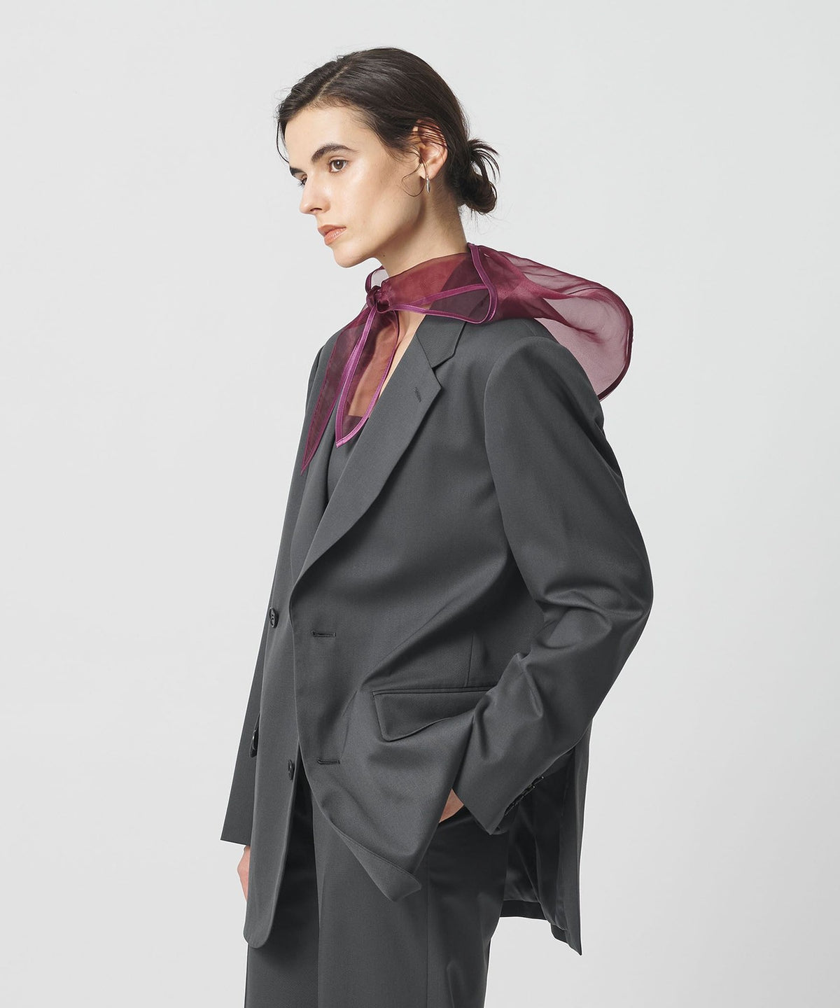 ＜H＞TWN Twill Boxy जैकेट