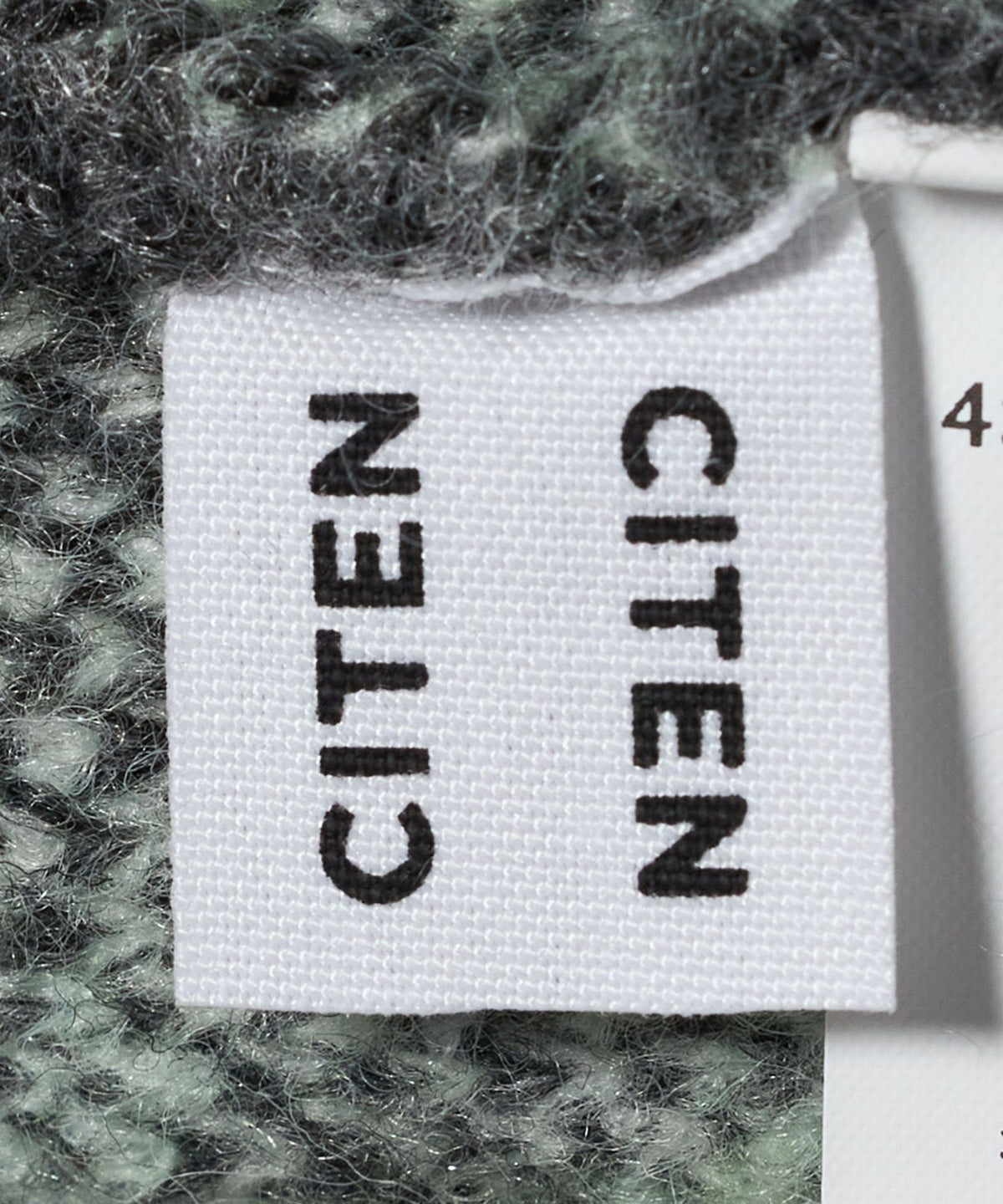＜CITEN＞圖案毛絨針織衫