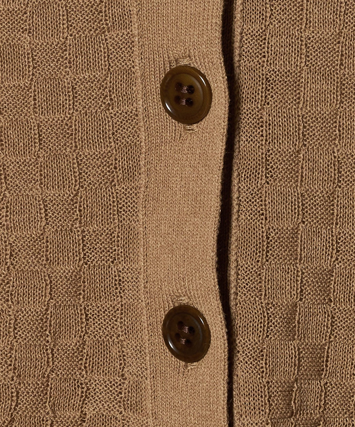 ＜Steven Alan＞方格提花Polo针织衫