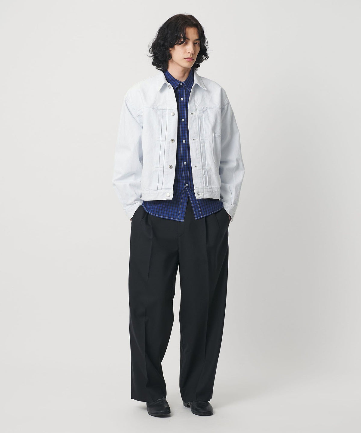 <H> Veste en jean Ice Wash