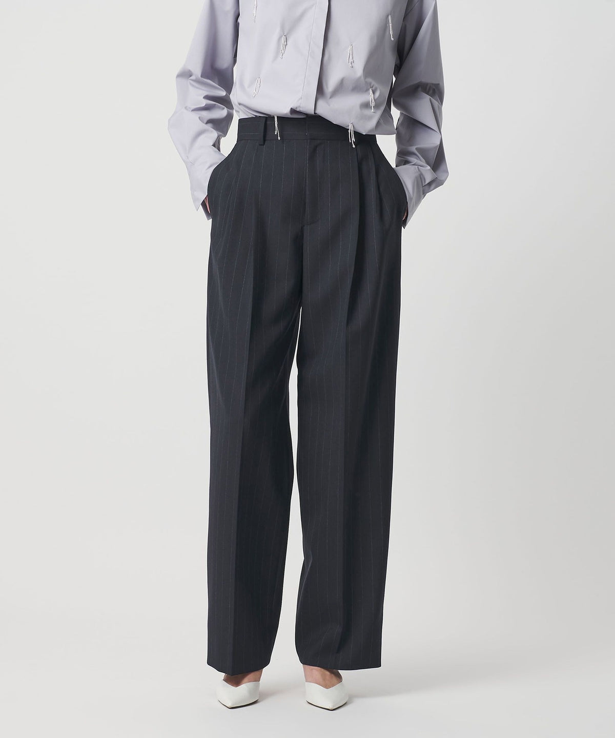 <AEWEN MATOPH> Double Tuck Wide Pants